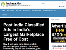 Tablet Screenshot of indiaza.net